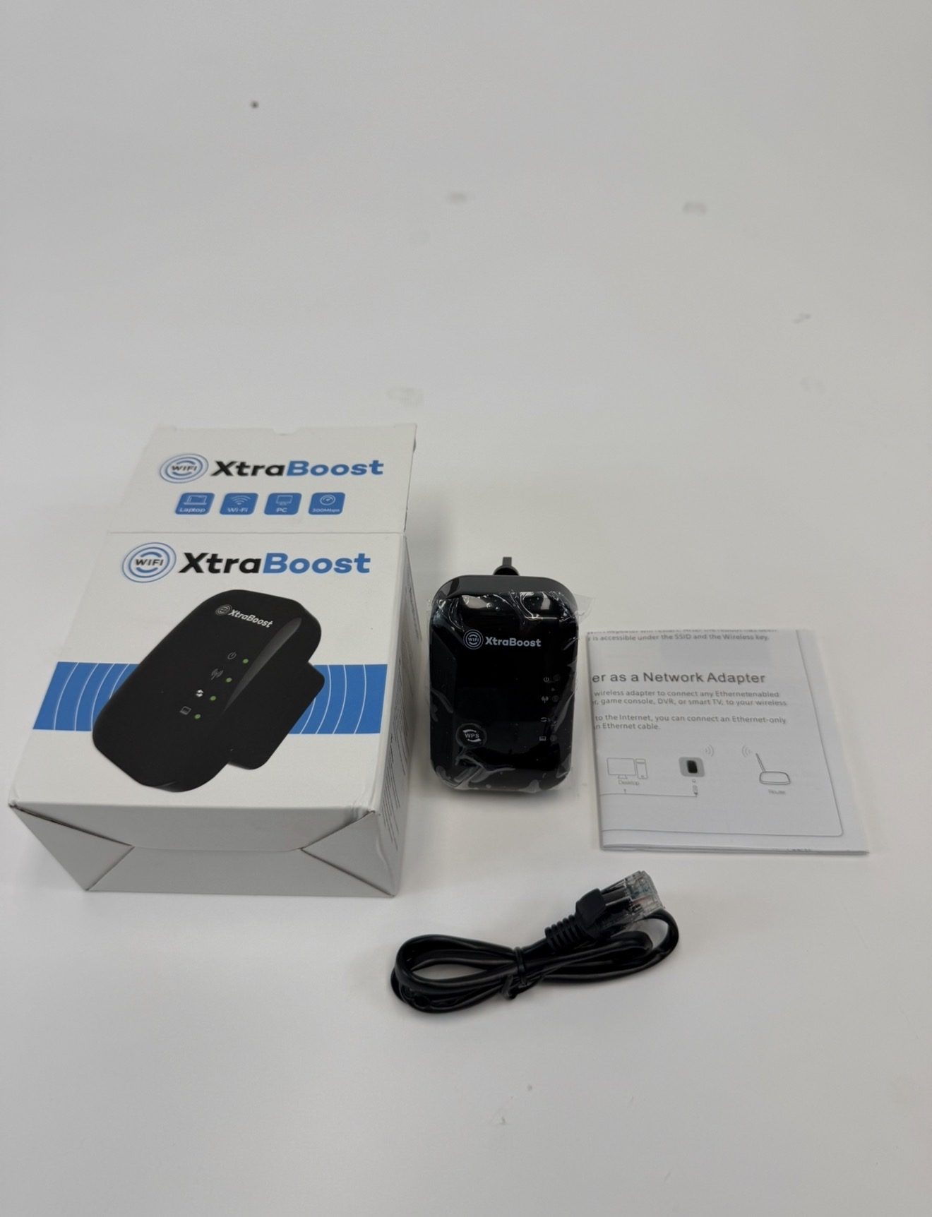 XtraBoost WiFi signalo stiprintuvas, 300 Mbps,