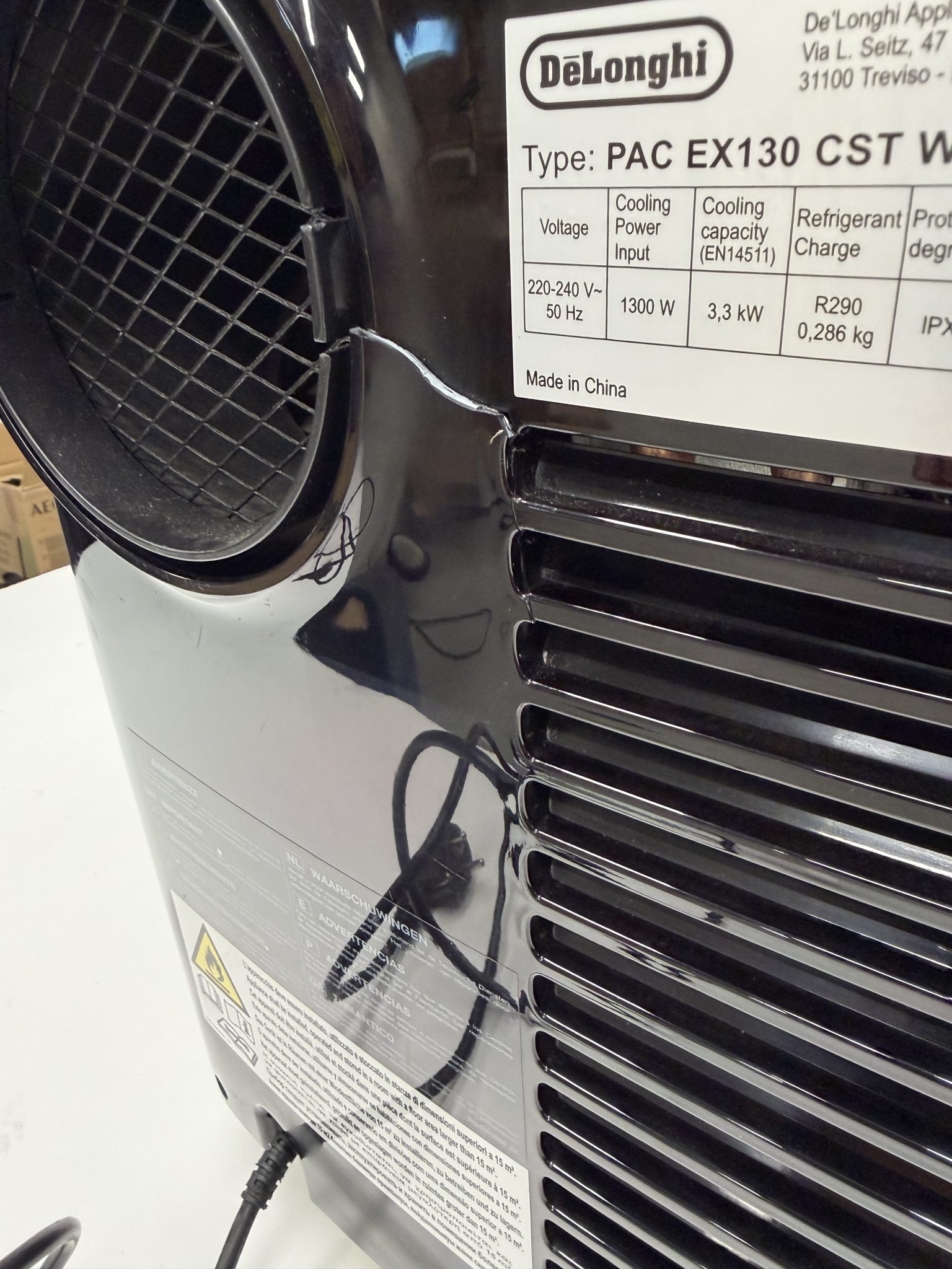 Delonghi PAC EX130 nešiojamas oro kondicionierius