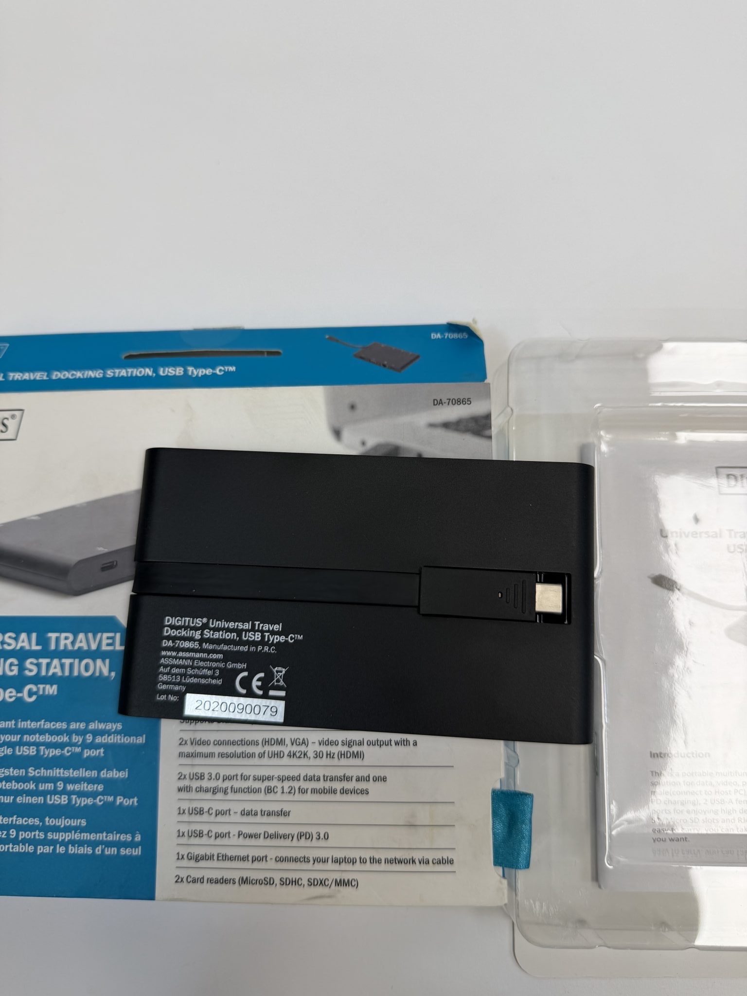 Digitus USB-C dokavimo stotelė 9-PORT