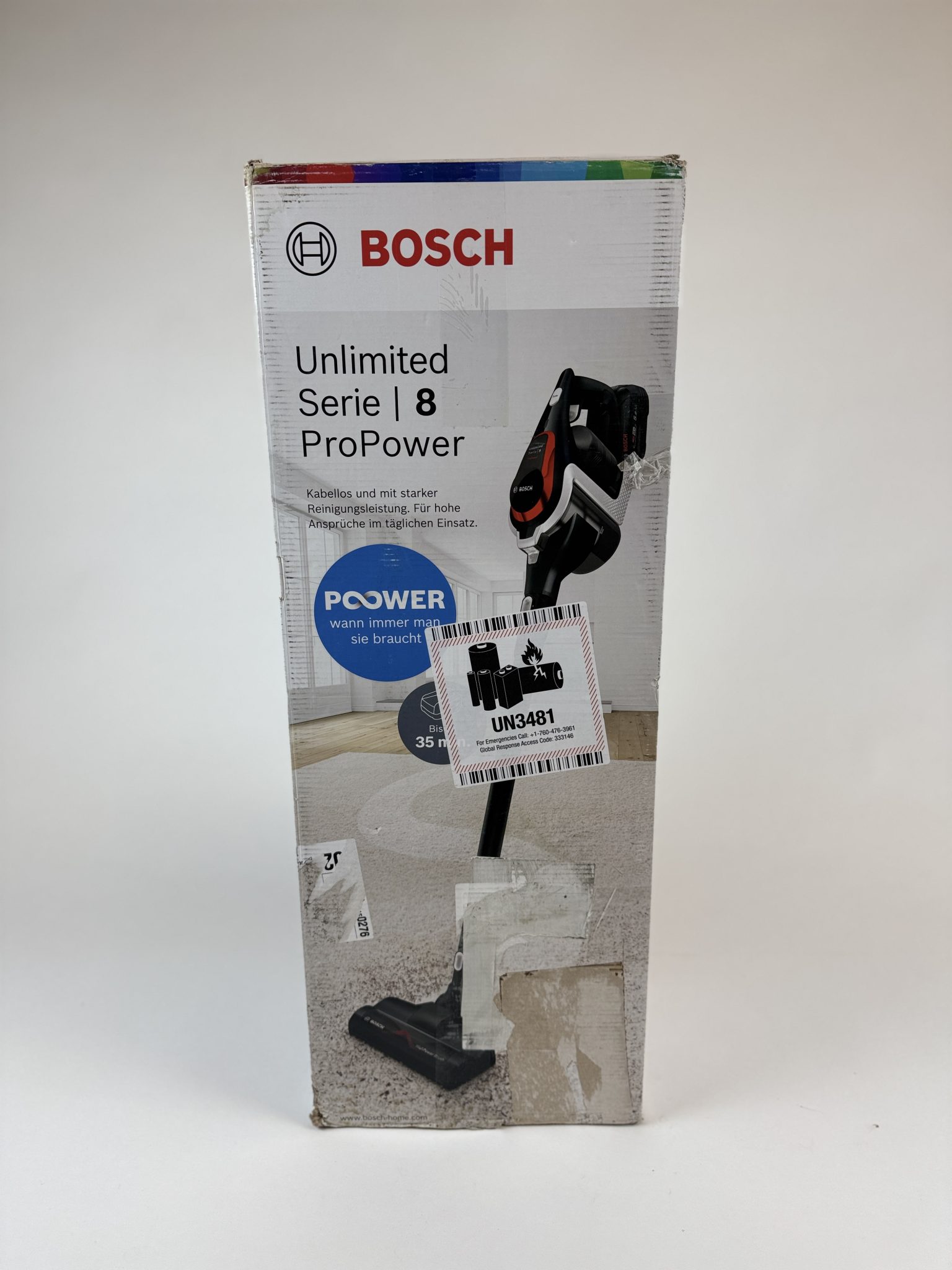 Bosch Unlimited Serie 8 dulkių siurblys