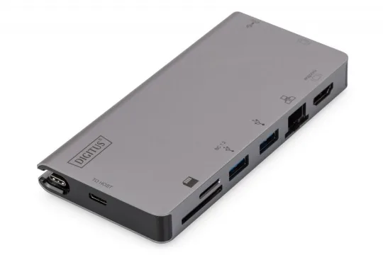 DIGITUS DA-70877, 8-портовая USB-C док-станция