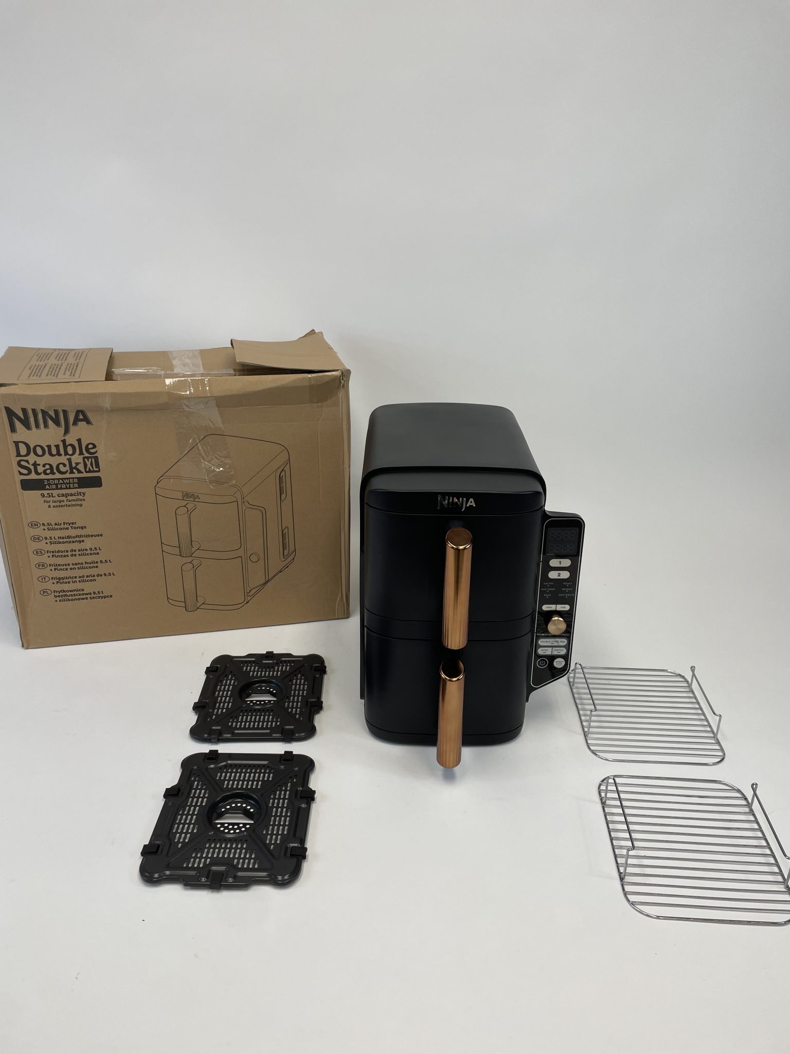 Ninja Double Stack XL 9.5L oro gruzdintuvė