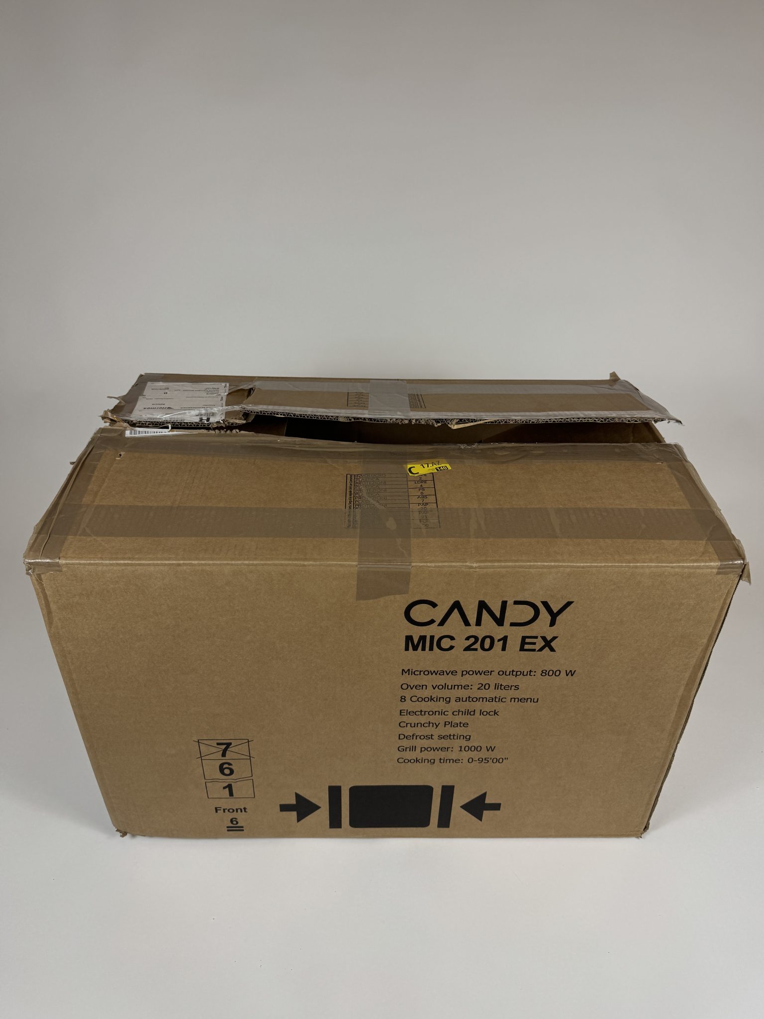 Candy MIC201EX 20L mikrobangų krosnelė
