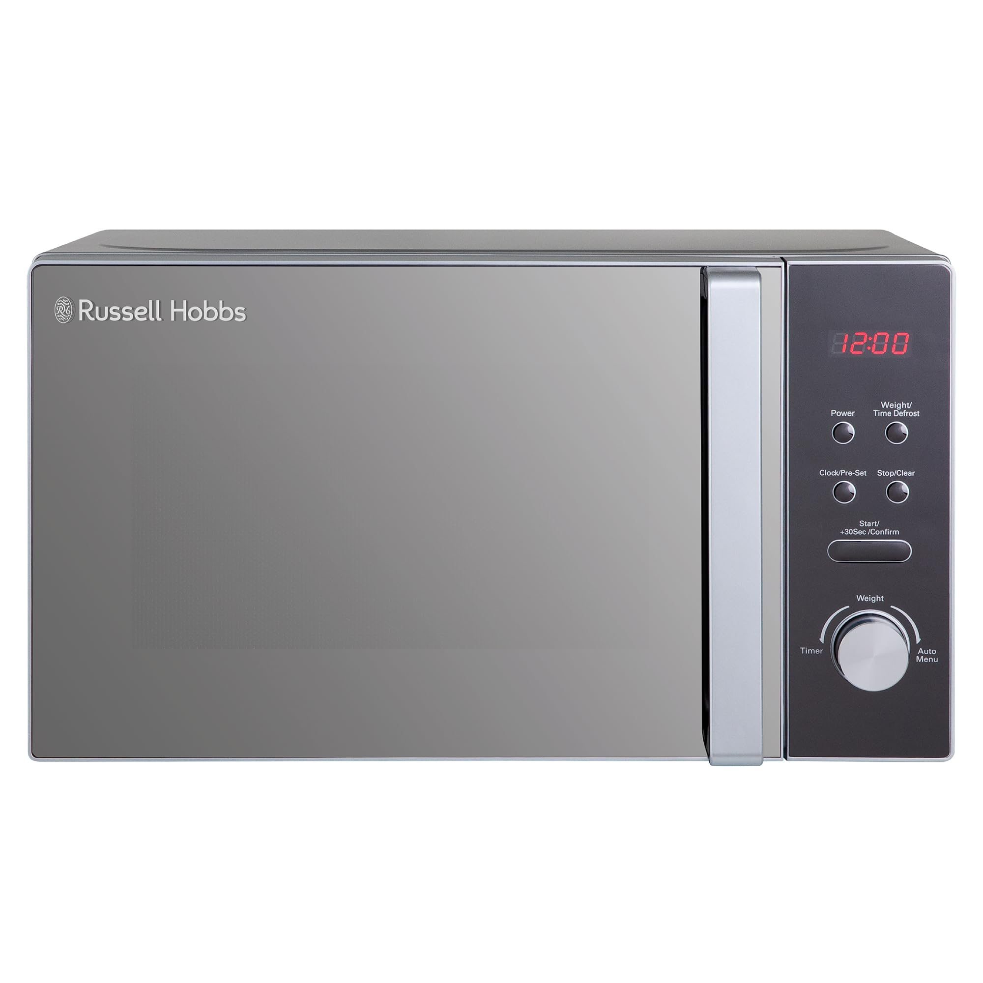 Микроволновая печь Russell Hobbs 20 л, 800 Вт, серебристая