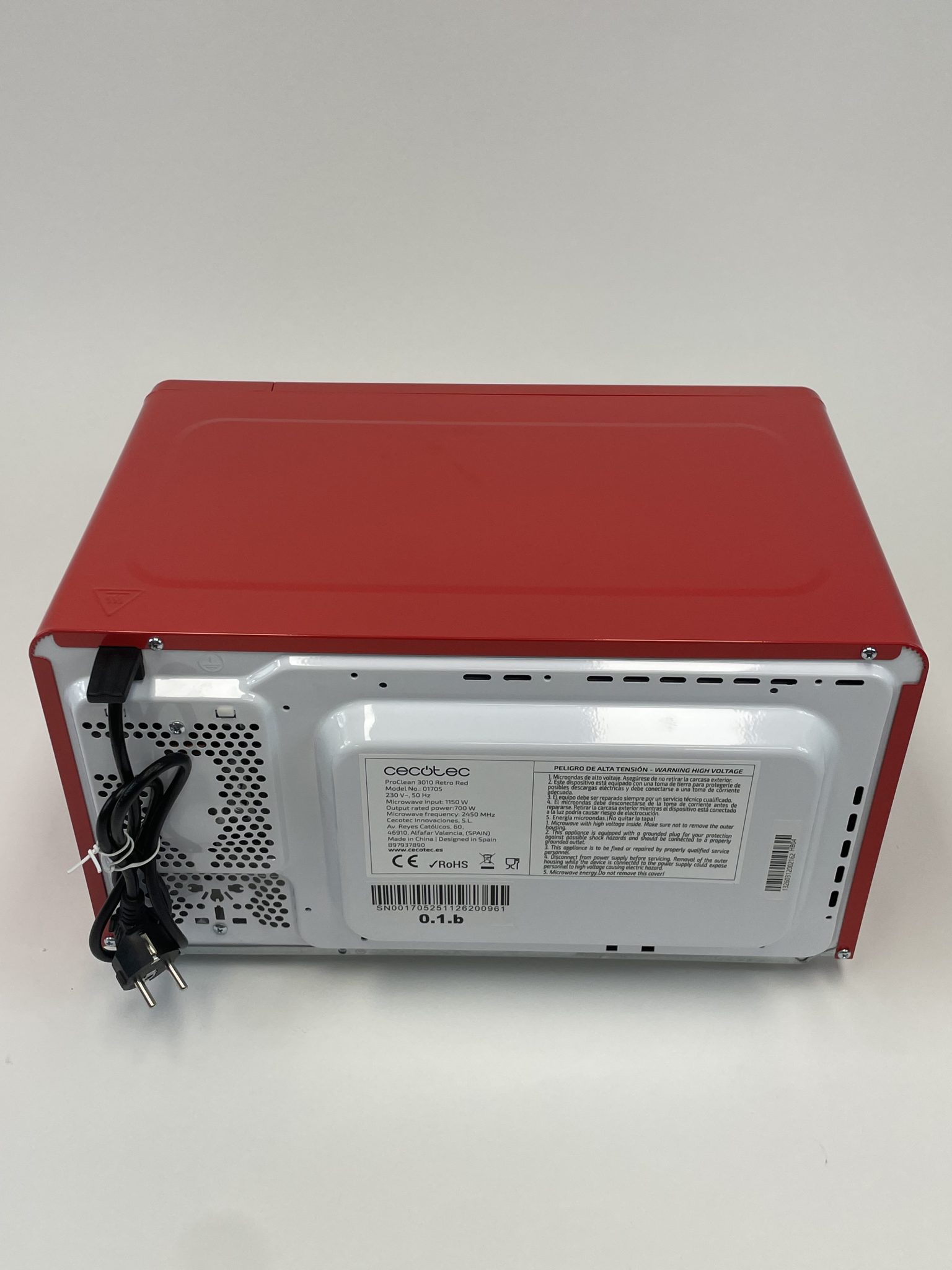 Cecotec ProClean 3010 mikrobangų krosnelė