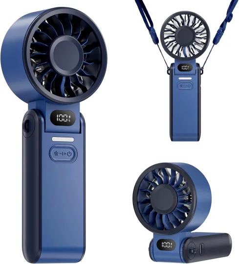Kaasaskantav mini ventilaator 4000 mAh akuga